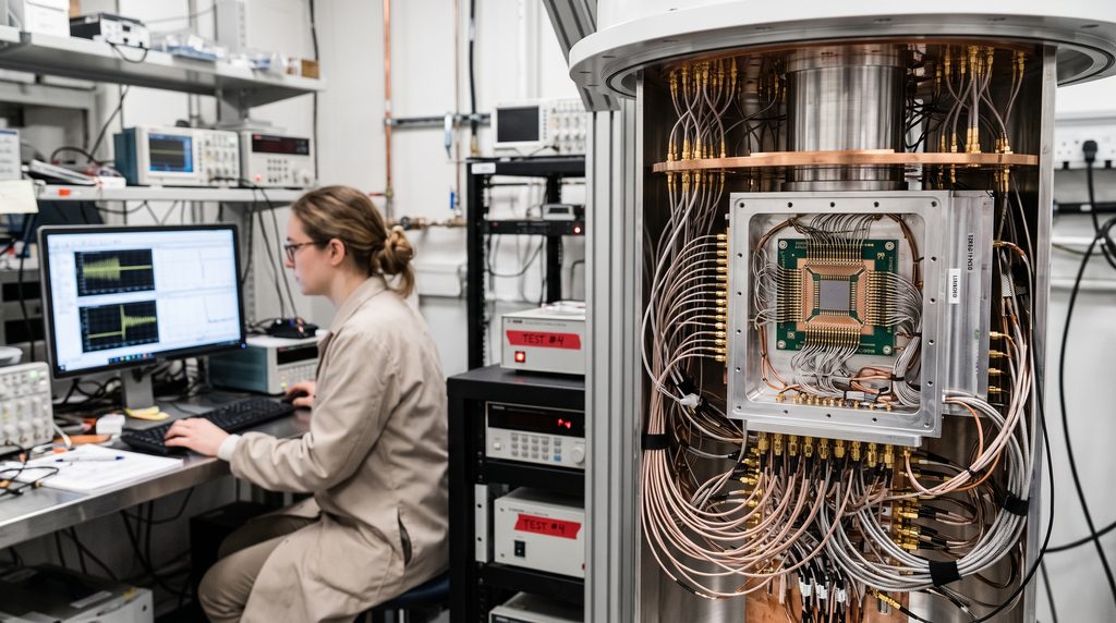 Researcher_examines_quantum_proc…_2K_20260923121055-1024x572 Computação Quântica em 2026: Ela Já Está Mais Perto do Que Você Imagina